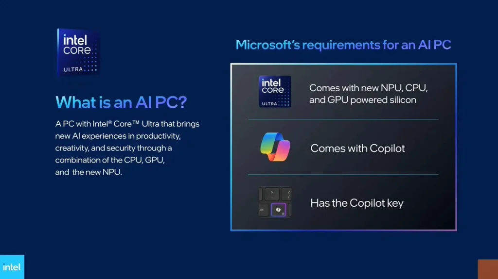 英特尔携手微软共同定义AI PC新标准